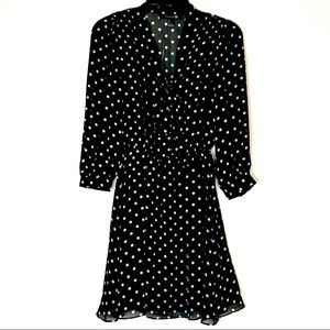 Forever 21, size Small. Black/white Polka Dot dress